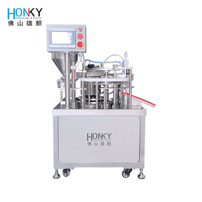 Máquina semiautomática de llenado de pasta de jeringa de gel de 5-10 g con bomba de pistón de alto nivel de higiene