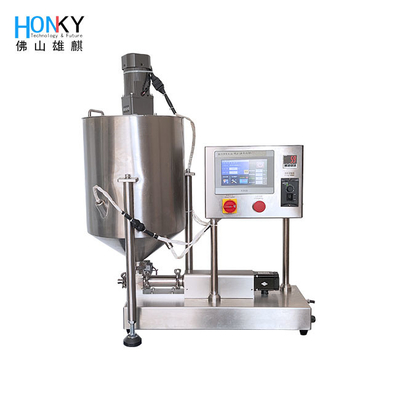 Máquina de llenado de tubos de jeringa de control de servomotor de escritorio Máquina de llenado y sellado de tubos semiautomática con bomba de pistón cerámico para llenar pasta de gel
