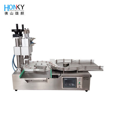10ml de escritorio Vial Capping Machine Double Head para la liofilización Vial Capping