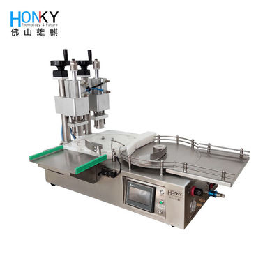 Embotellador de Vial Bottle Automatic Capping Machine 22m m Daimeter 60 por minuto