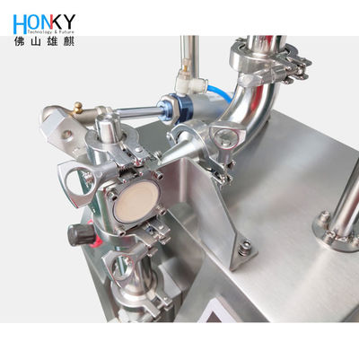Máquina de rellenar de la goma de la jeringuilla para el gel ácido de Hyaluronate del sodio de Irenice de gran viscosidad