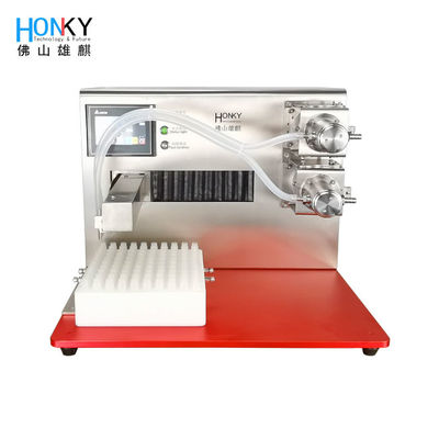 Máquina automática de llenado de aceite esencial para botellas de vidrio de 10 ml con bomba de alta precisión para llenado de cosméticos