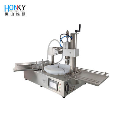10ml vidrio automático Vial Filling Capping Machine 600W 25BPM