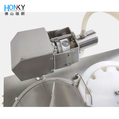 bomba de relleno líquida de la precisión de 25PCS/min Vial Capping Machine With High