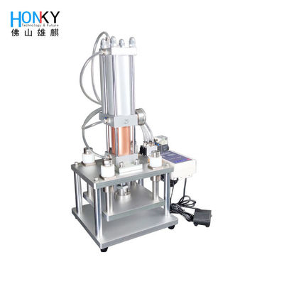 Máquina de prensado de tapa hidráulica automática de escritorio con 3 toneladas de potencia para botella
