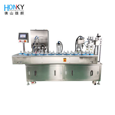 La máquina de rellenar automática de cristal de la botella 10ml blanquea el llenador poner crema de la goma
