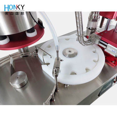 Destkop Máquina automática de llenado de botellas de 30 a 50 ml con tapón para botellas