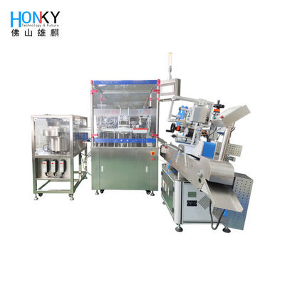 Full Automatic Essential Oil Liquid Filling And Capping Machine With Auto Feed Function For Cosmetic Packing