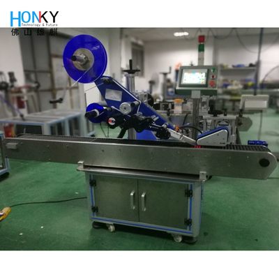 Abrigo automático alrededor de la máquina de etiquetado del marcador de la pluma de la etiqueta engomada manera horizontal